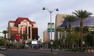 A picture of downtown Mesa, Arizona